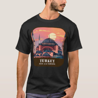 Bezoek Turkije (reisbestemming) T-shirt