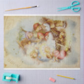 Bezoek van Baby Jezus Kerstanken en Kinderen Tissuepapier (Craft)