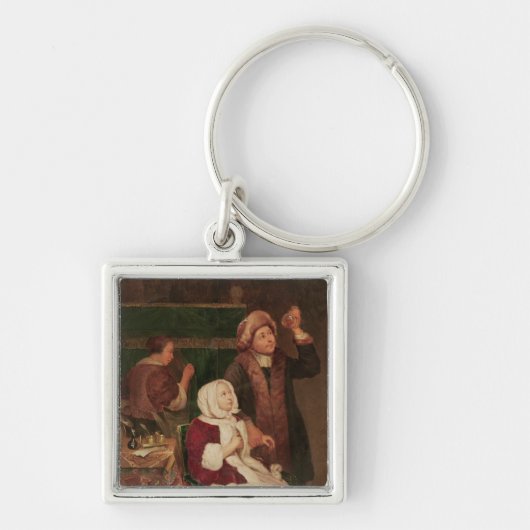 Bezoek van de arts sleutelhanger (Voorkant)