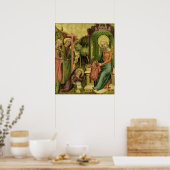 Bezoek van de Engel, van de rechterzijde Poster (Keuken)