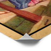 Bezoek van de Mannen Poster (Hoek)