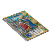 Bezoek van Elizabeth Medieval Manuscript Notitieboek (Rechterzijde)