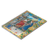 Bezoek van Elizabeth Medieval Manuscript Notitieboek (Linkerzijde)