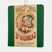 Bezoek van St. Nicholas Keramisch Ornament (Links)