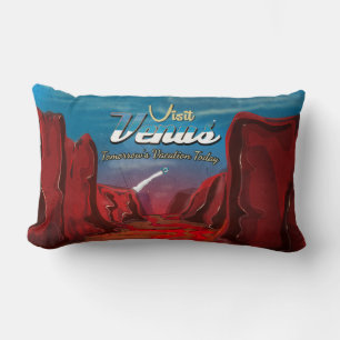 Bezoek Venus Vintage Poster Kussen