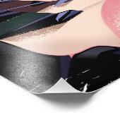 Bezoek Wyoming! Jackson Hole-skiposter Foto Afdruk (Hoek)