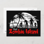 Bezoek Zombie Island Briefkaart (Voorkant / Achterkant)