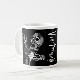 Bezoeken Comic Book Singing Skull Koffiemok