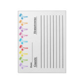 Bezoekerboeknotitieblok Notitieblok (Gedraaid)