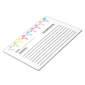 Bezoekerboeknotitieblok Notitieblok (Schuin)