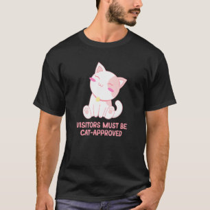 Bezoekers moeten een kat-goedgekeurde kat-keuken 1 t-shirt