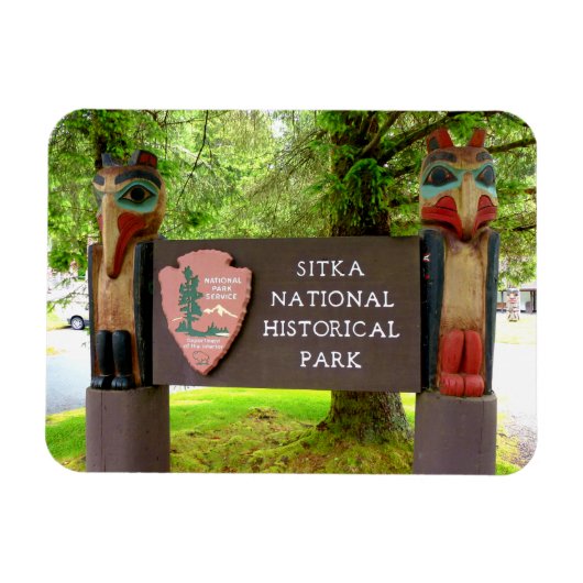 Bezoekerscentrum Sitka NHP, Alaska Magneet (Horizontaal)