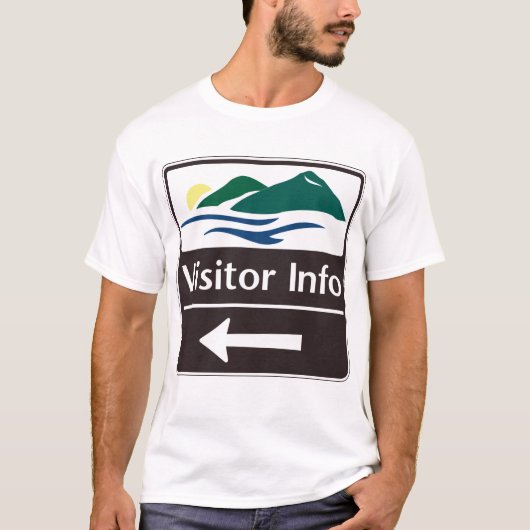 Bezoekersinformatie Aanwijzingen T-Shirt (Voorkant)