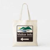 Bezoekersinformatie Canvas tas (Achterkant)