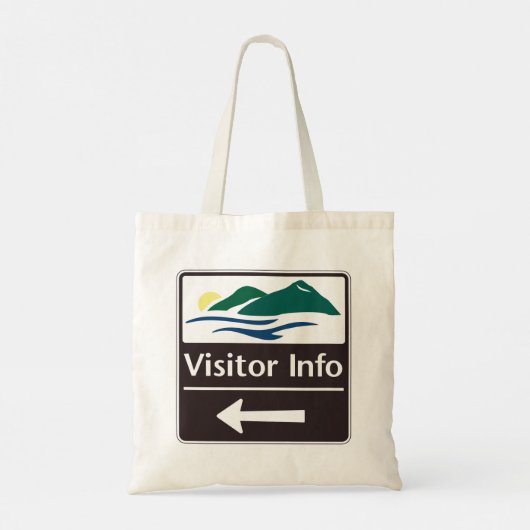 Bezoekersinformatie Canvas tas (Achterkant)