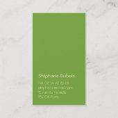 Bezoekerskaart Tekenboom Visitekaartje (Achterkant)