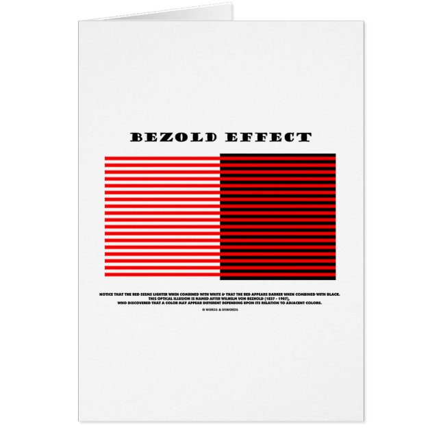 Bezolde werking (optische illusie) (Voorkant)