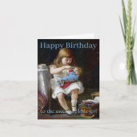 Bezorgde kleine moeder Gefeliciteerd met je verjaa