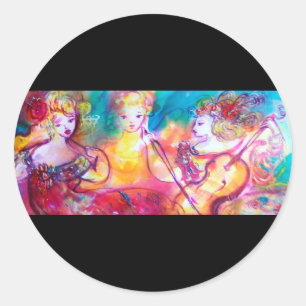 BEZORGDHEID OVER HARMONY TRIO RONDE STICKER