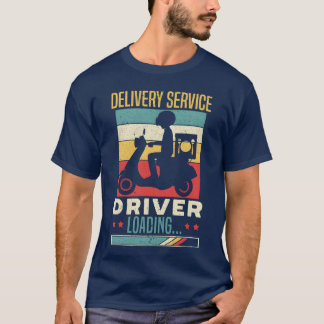 Bezorgservice Chauffeur Koerier Voedselbezorger T-shirt
