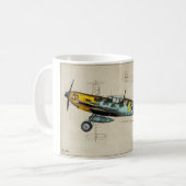 Bf109 Fighter Koffiemok (Voorkant links)