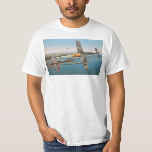 BF109 vs SPITFIRE T-shirt (Voorkant)