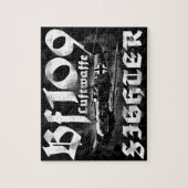 Bf 109 8x10 foto puzzel met geschenkdoos legpuzzel (Verticaal)