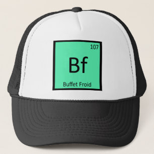 Bf - Buffet Froid scheikunde Periodiek Systeem sym Trucker Pet