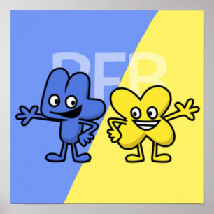 BFB 4- en X-ontwerp Poster
