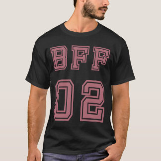 BFF 02 beste vrienden voor altijd BFF voor 2 beste T-shirt
