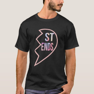 BFF 1 Hart in 2 Beste Vrienden Matching 2e Deel T T-shirt