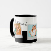 BFF 3 Foto collage Beste vrienden Cute Mok (Voorkant links)