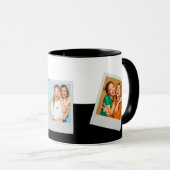 BFF 3 Foto collage Beste vrienden Cute Mok (Voorkant rechts)