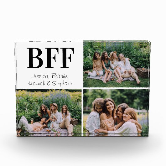 BFF Aangepaste Collage Fotoblokken (Voorkant)