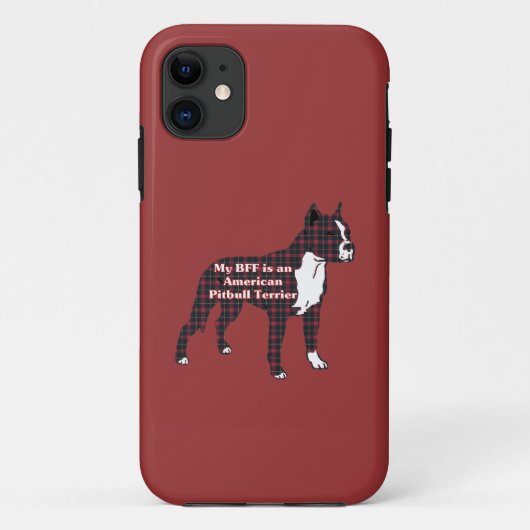 BFF American Pitbull Terrier Case-Mate iPhone Case (Achterkant)