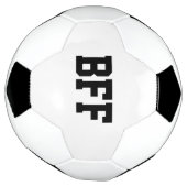 BFF, Best Friends Forever Soccer Ball Black White (Tourné)