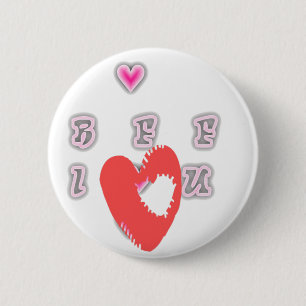 BFF Beste vriend voor altijd. Ronde Button 5,7 Cm