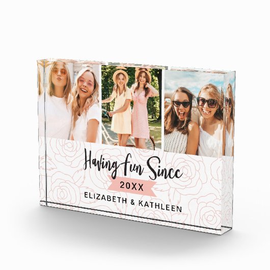 BFF beste vrienden script foto collage blok (Rechts)