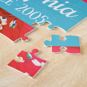 BFF Beste vrienden trendy moderne aangepaste foto Legpuzzel (Zijkant)