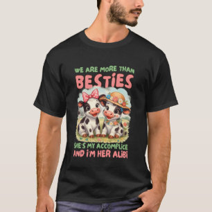 BFF Beste Vriendinnen Koe Liefhebber Zoetjes We Zi T-shirt