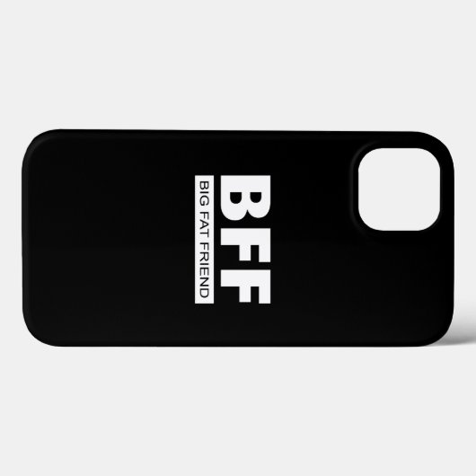 BFF - Big Fat Friend Hoesje-Mate iPhone Case (Achterkant (horizontaal))