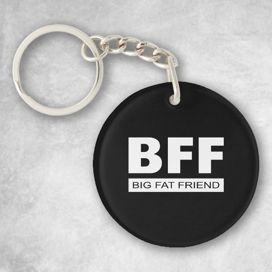 BFF - Big Fat Friend Sleutelhanger