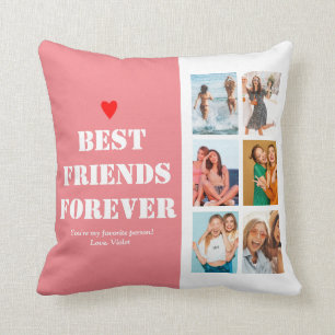BFF Foto Collage Beste vriendenkring Aangepast cad Kussen