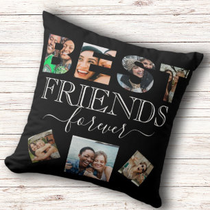 BFF Foto Collage Beste vriendenkring Band-bruistoe Kussen