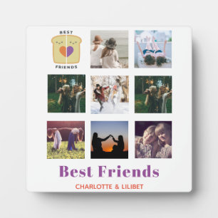 BFF-foto-collage-cadeau pindakaas jelly sandwich Fotoplaat