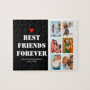 BFF Foto Collage Friends Birthday Gift Bestie Legpuzzel