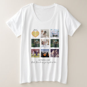 BFF Foto collage Gifts Dusty PIZZA Friends Grote Maat T-shirt