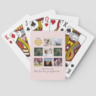 BFF Foto collage Gifts Dusty PIZZA Friends Pokerkaarten