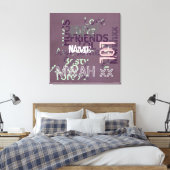 BFF geeft beste vrienden persoonlijke Canvas Afdruk (Insitu (Slaapkamer))