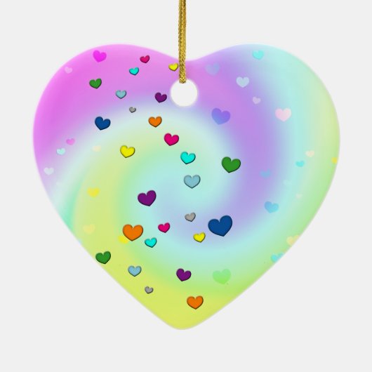 bff ~ harten keramisch ornament (Achterkant)